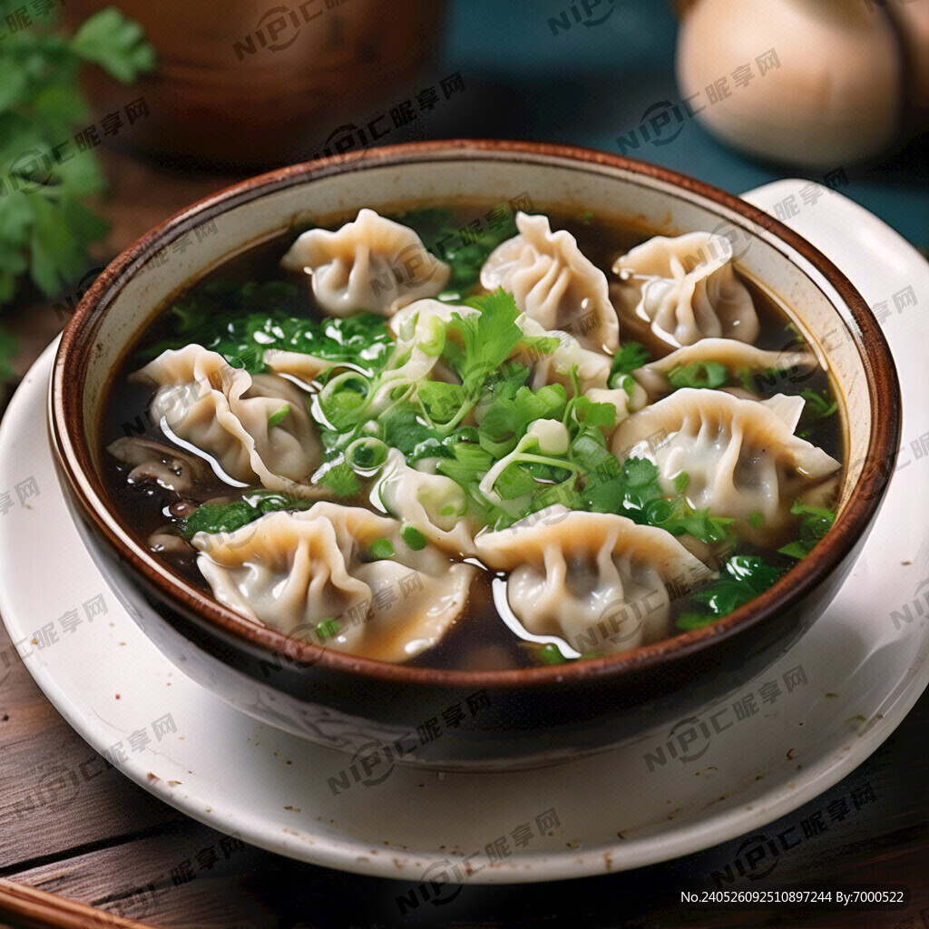菌湯水餃 菌菇湯