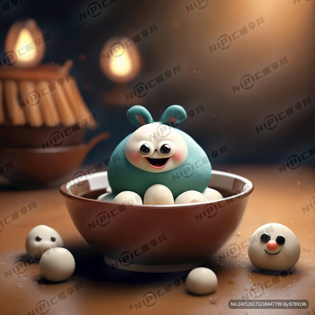 卡通 湯圓