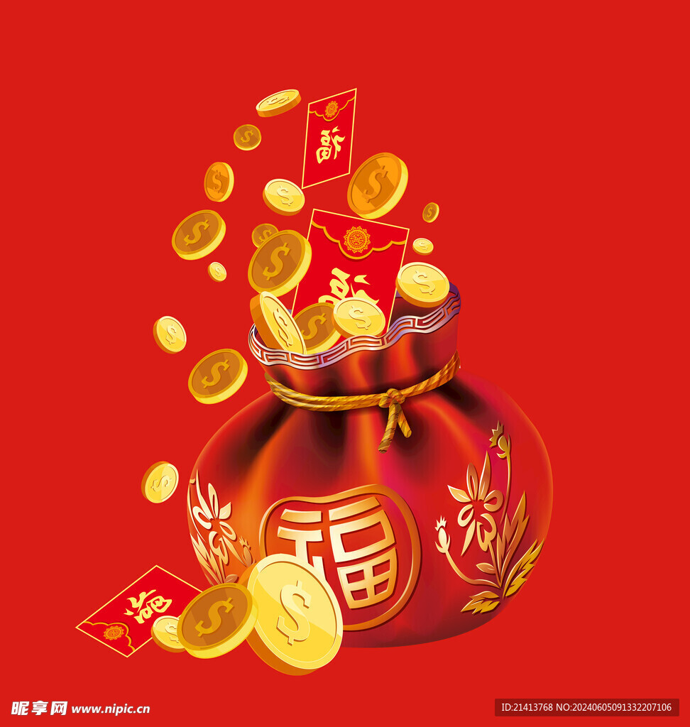 福袋紅包素材 