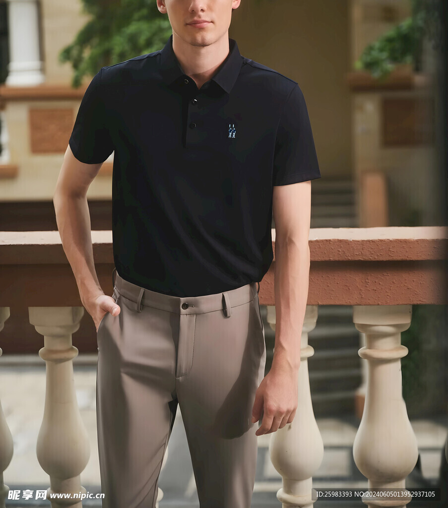休閑的男孩