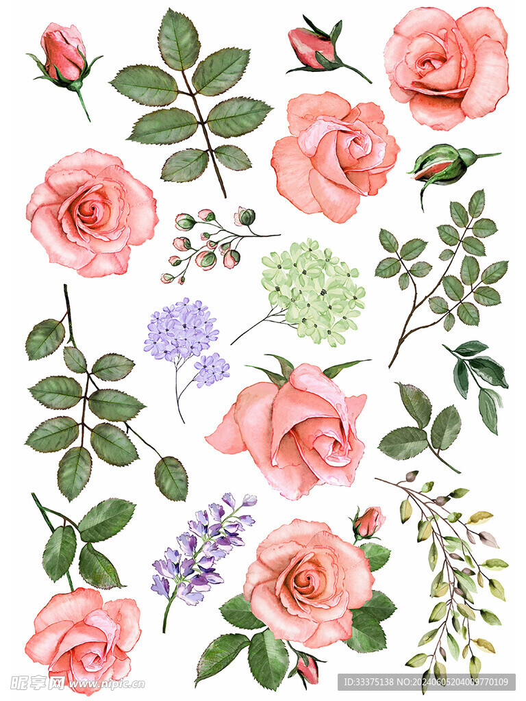 素材花 