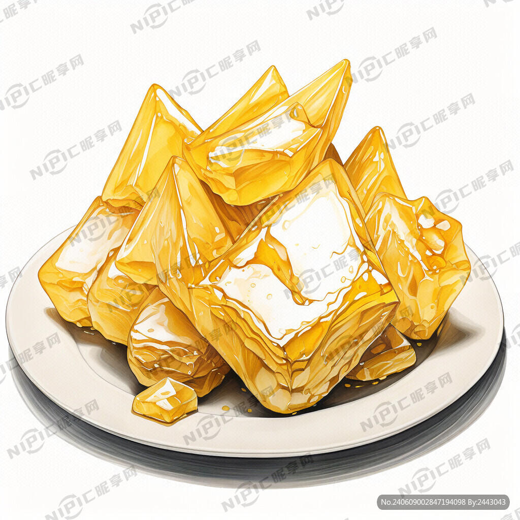 黃冰糖 線描