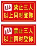 登梯警示牌 禁止登梯