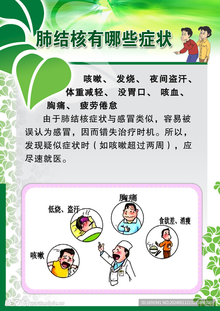 肺結(jié)核癥狀