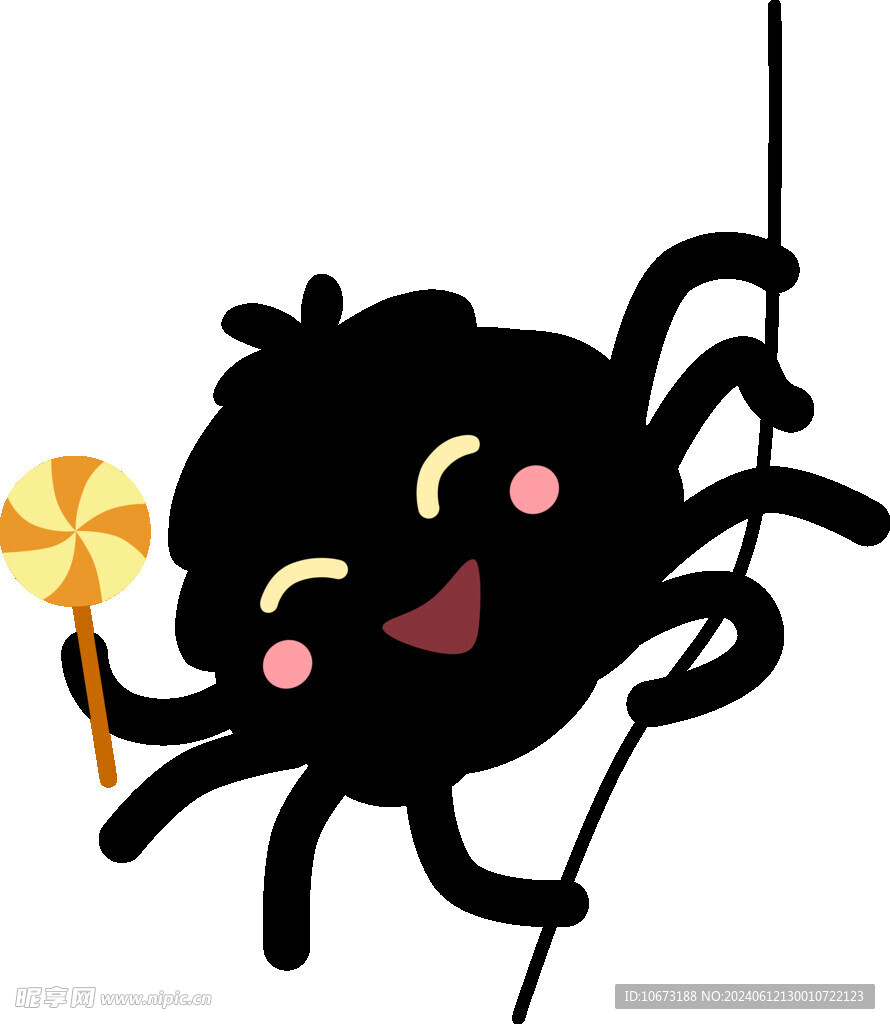 卡通可愛蜘蛛