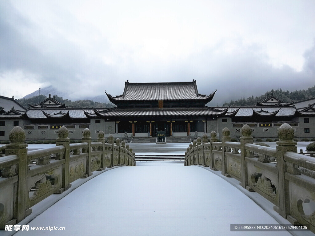 百丈寺全景圖
