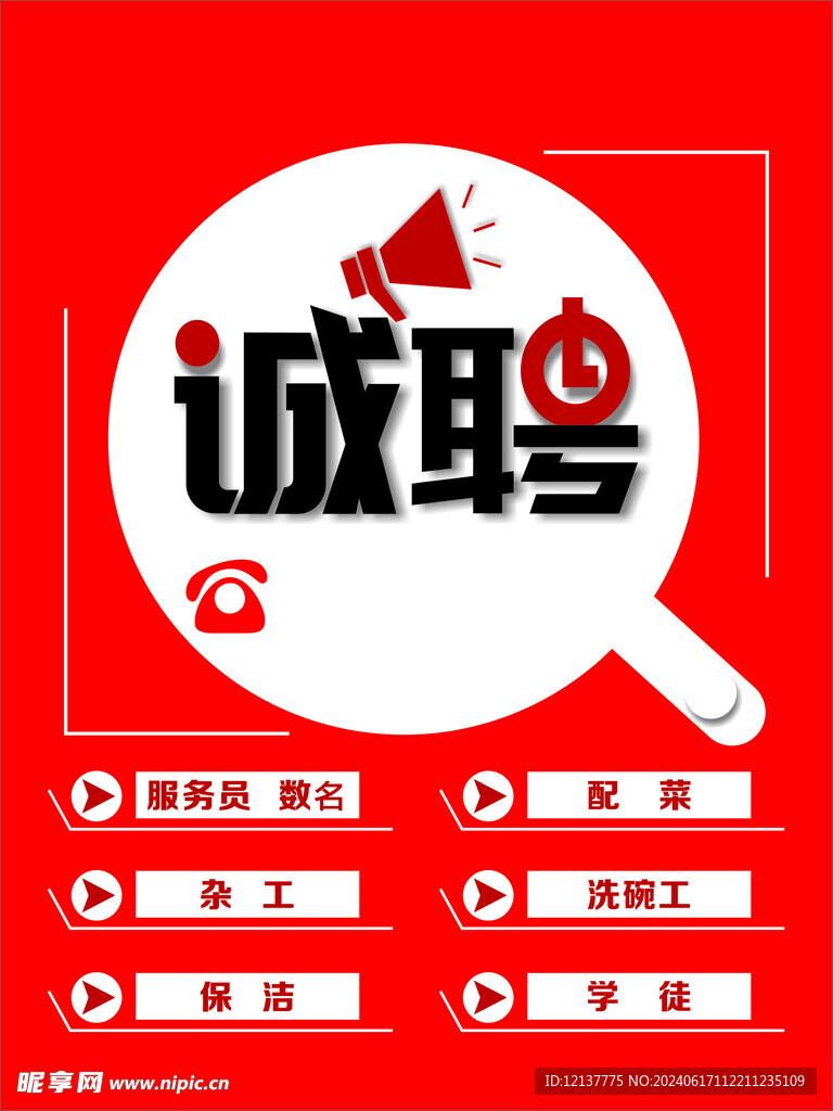 誠聘
