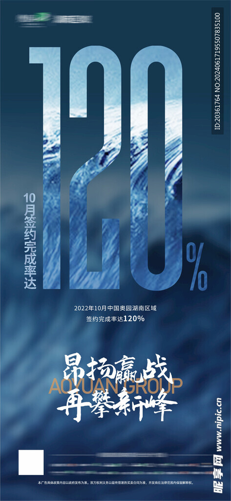 業績海報
