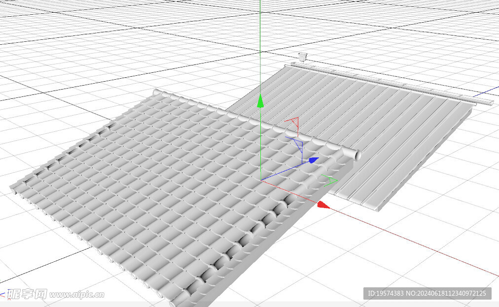C4D模型 屋頂