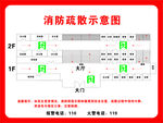 消防疏散示意圖