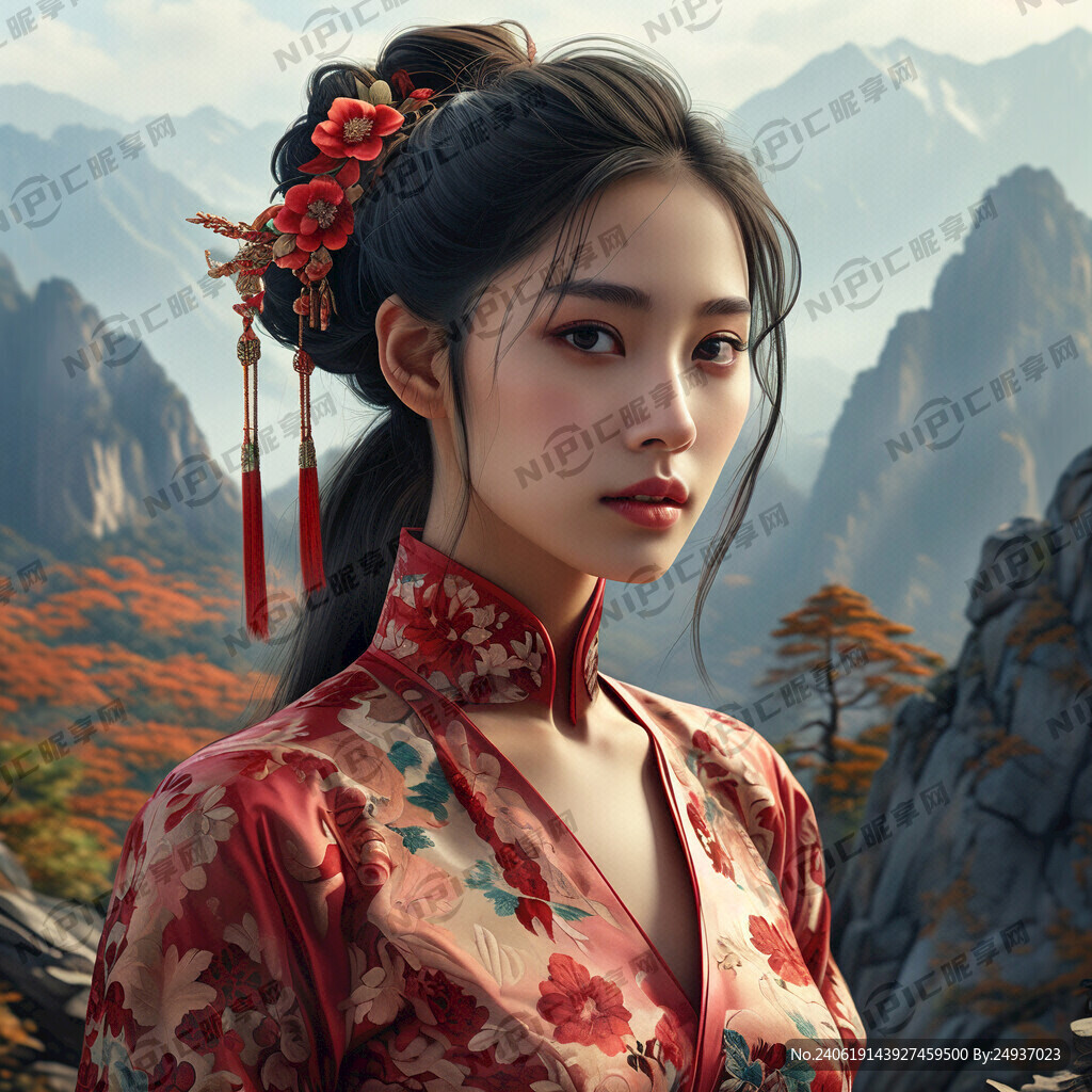 群山美女