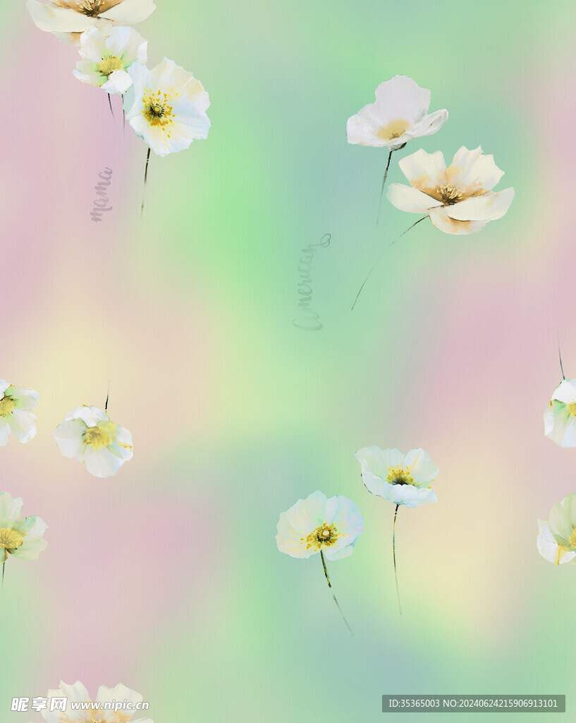 扎染   花    手繪花
