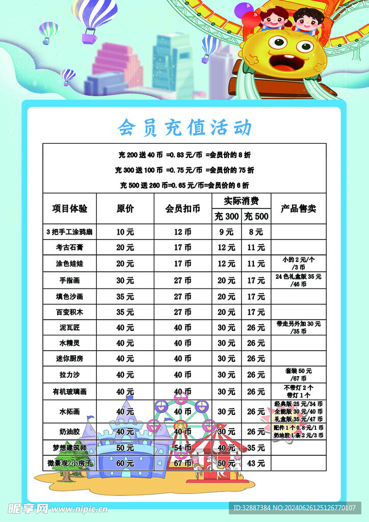 會(huì)員充值活動(dòng)