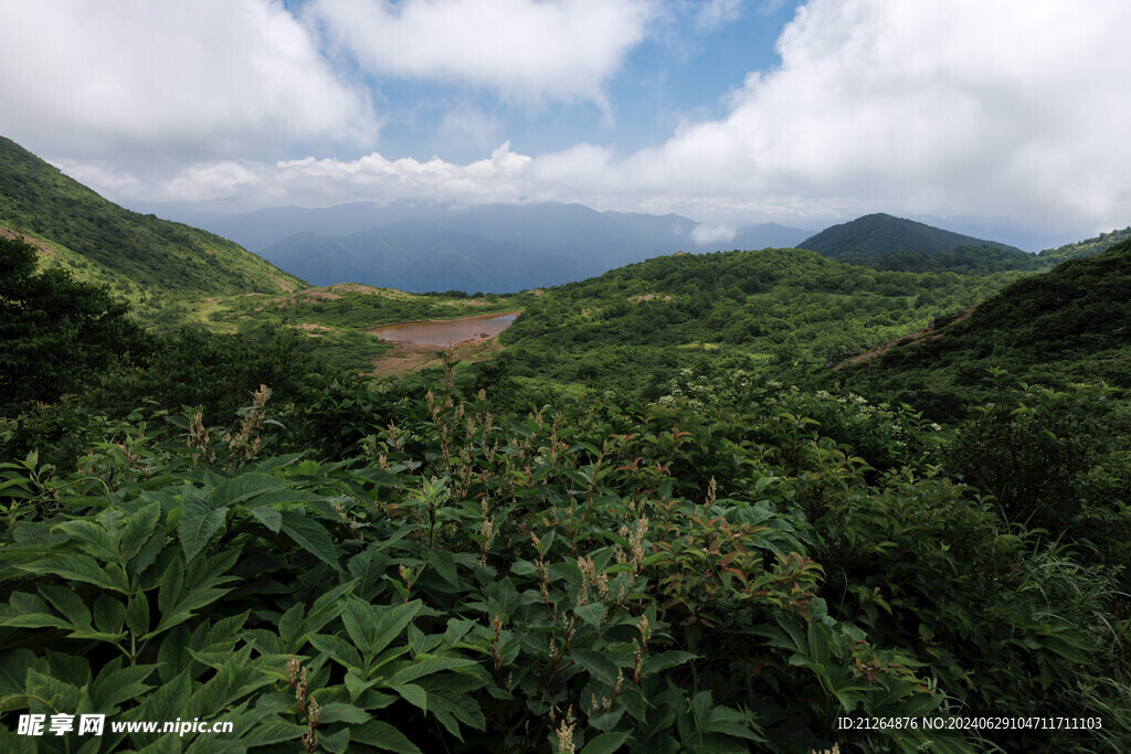 山脈景色