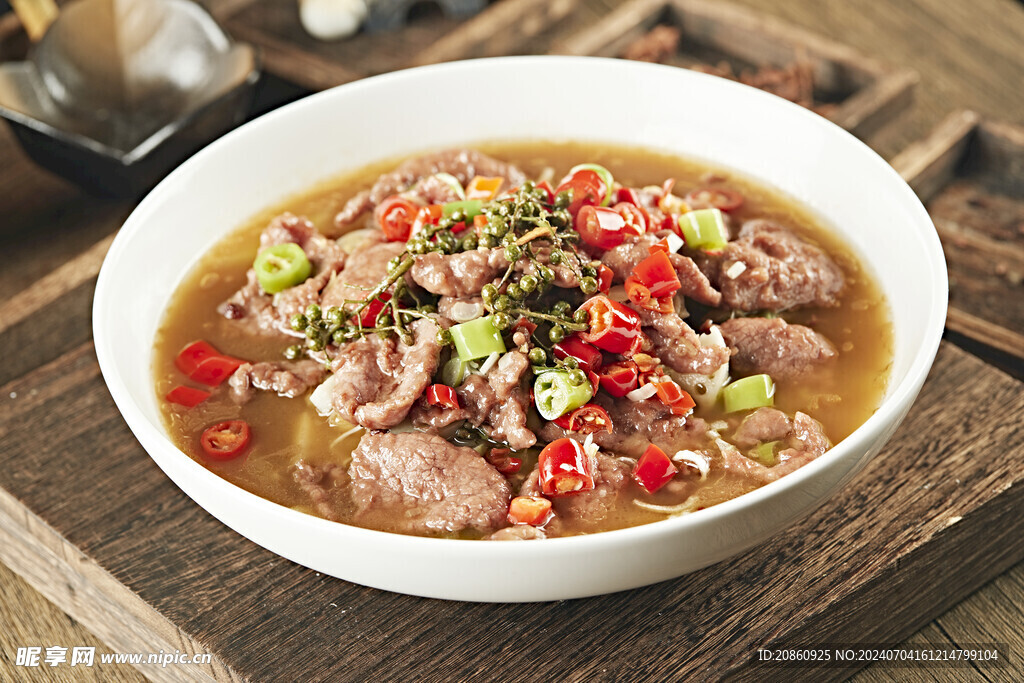 藤椒牛肉片圖片