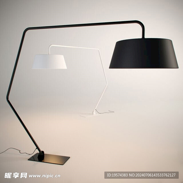 C4D模型 臺(tái)燈