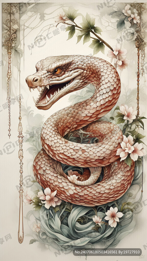 蛇剪紙