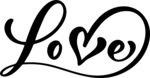 love設計感線條