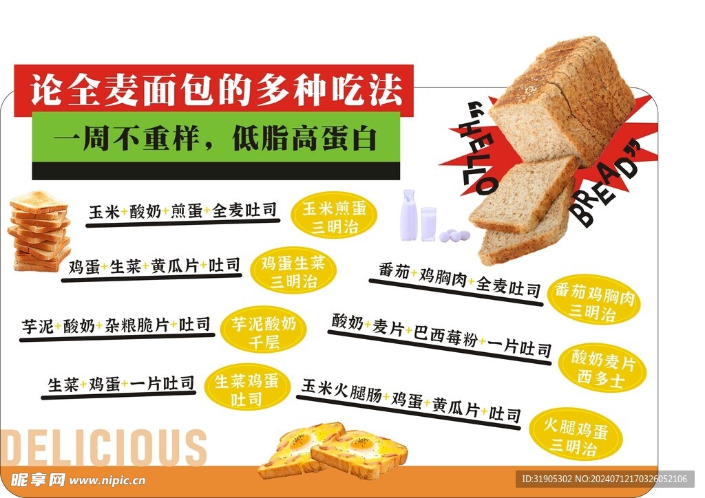 面包的吃法