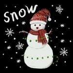 帶帽子的雪人