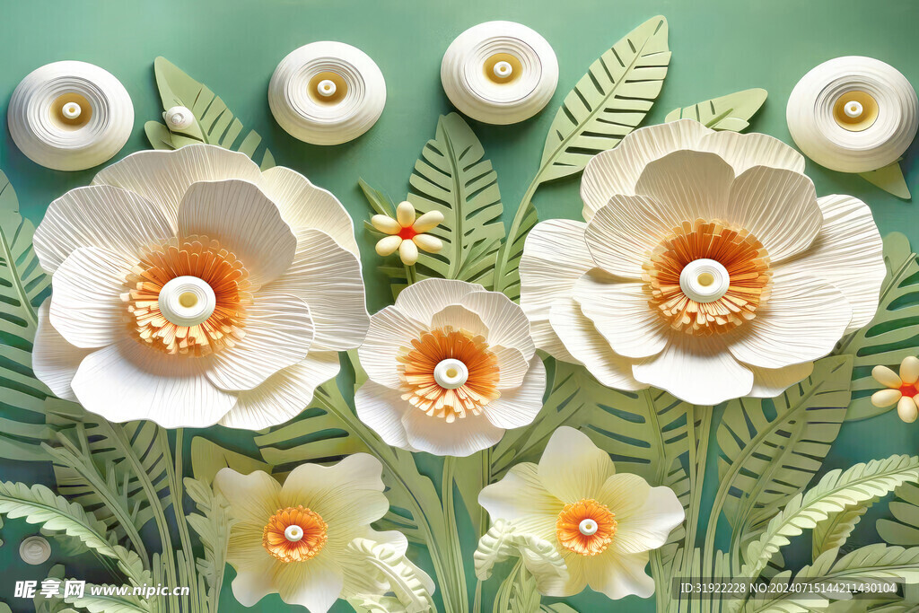 立體花