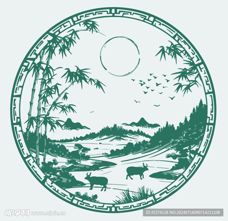 國(guó)風(fēng)竹
