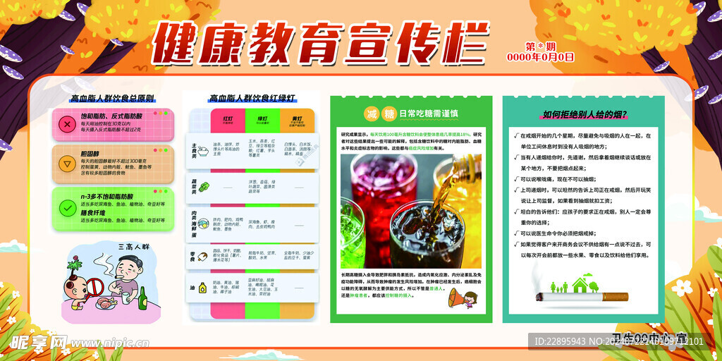 社區健康教育宣傳欄