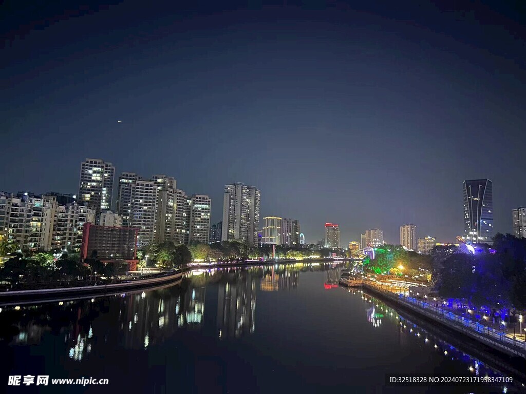 橋邊夜色