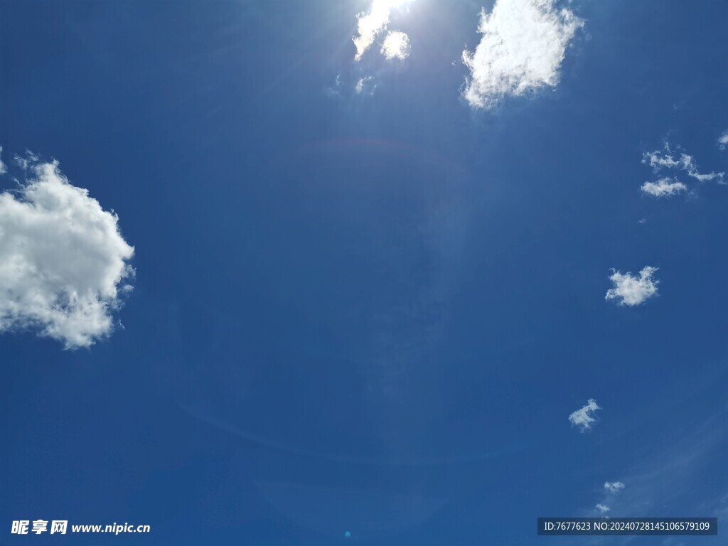 天空的云