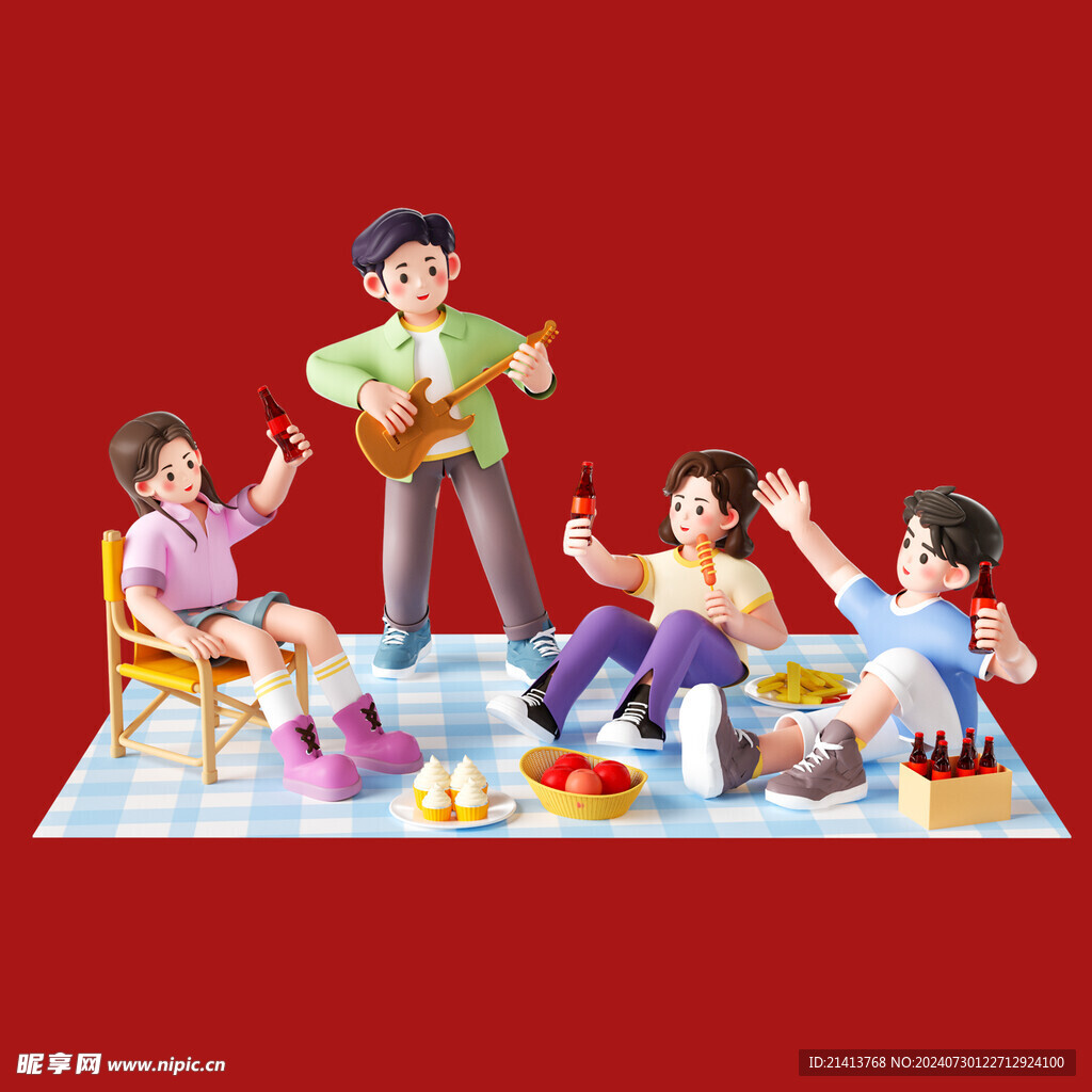 幸福家庭人物 