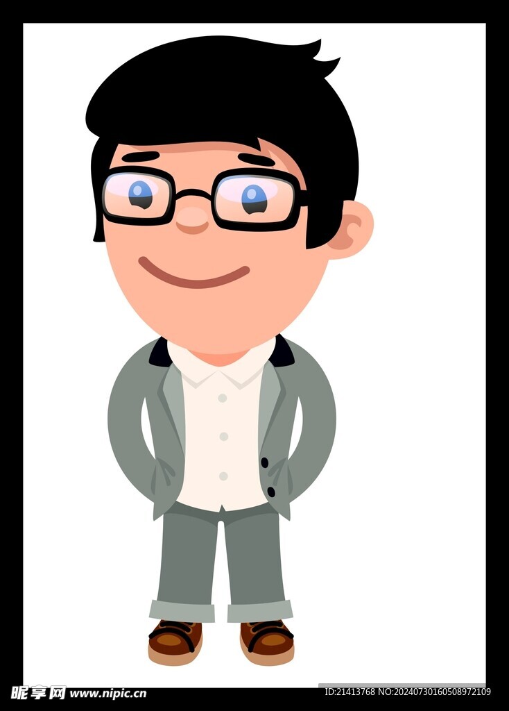 手繪男人男孩
