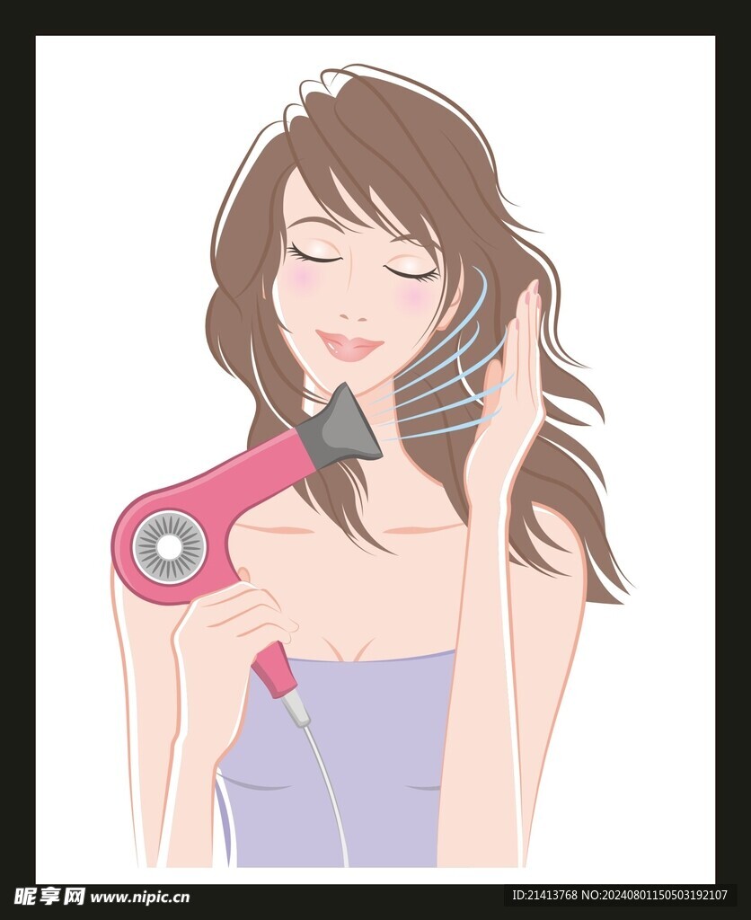 清潔美容女人 