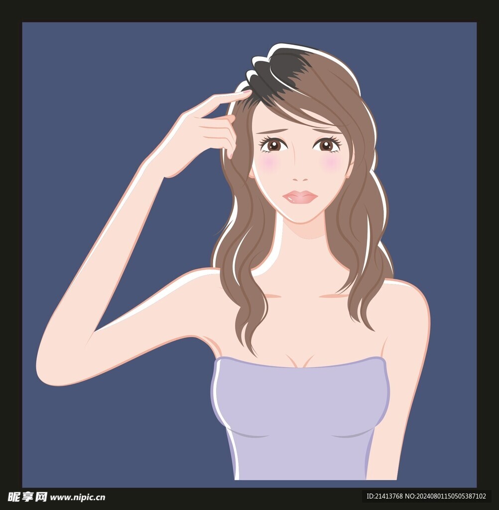 清潔美容女人 