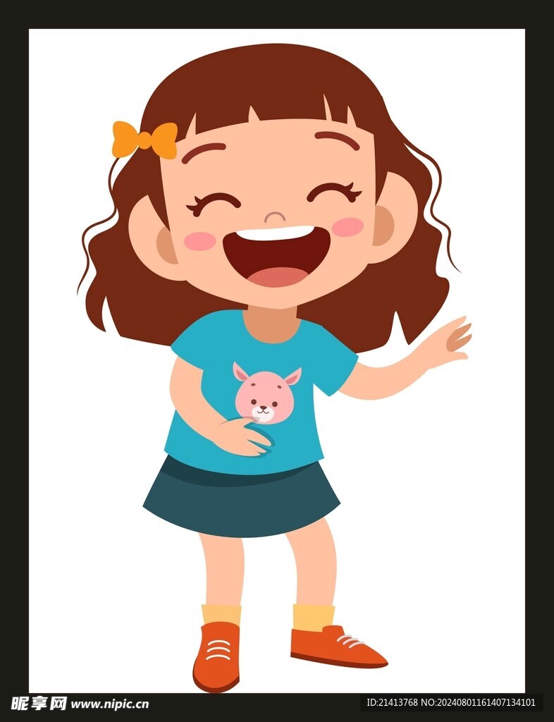 手繪兒童女孩