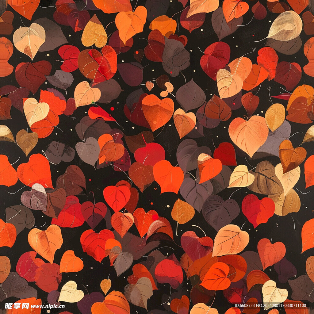 心形圖案紅心愛(ài)情背景
