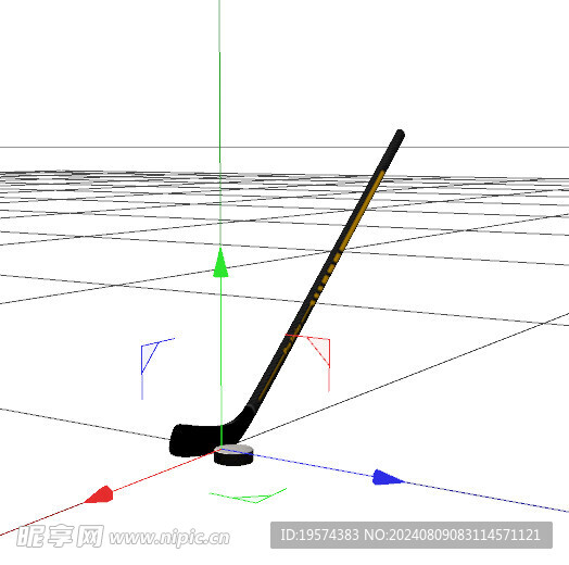 C4D模型 高爾夫球桿