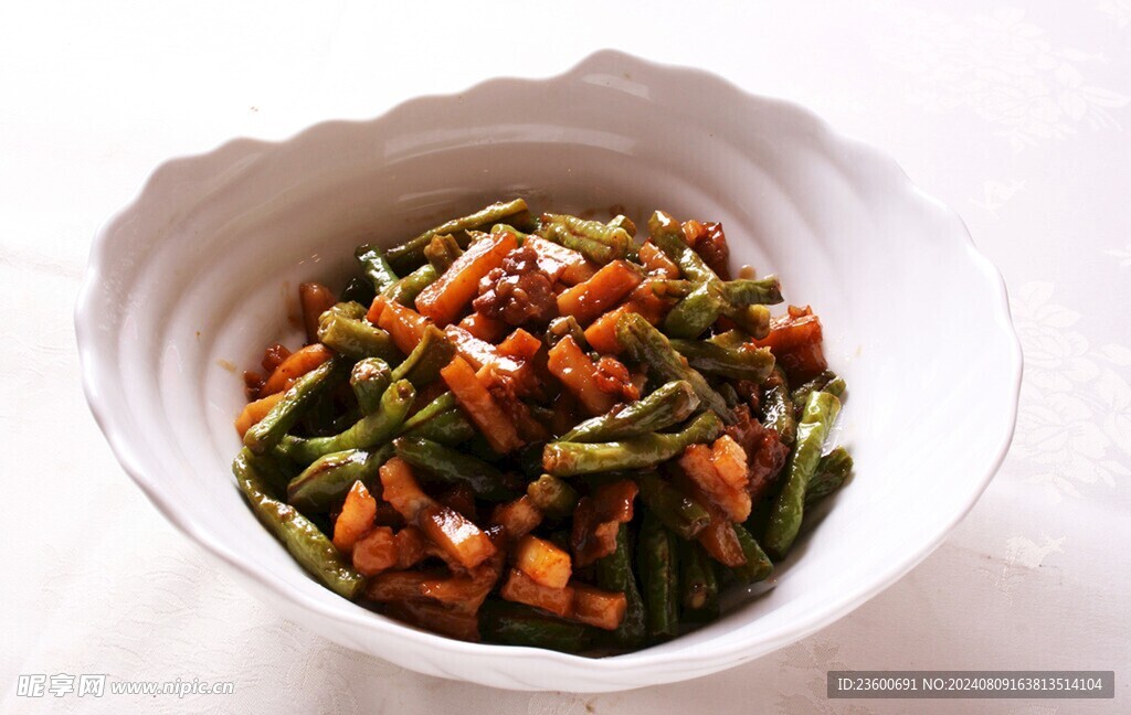 豆角炒肉