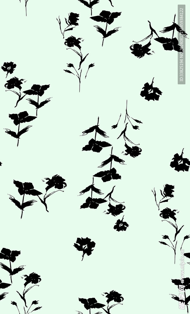 小碎花 單色花