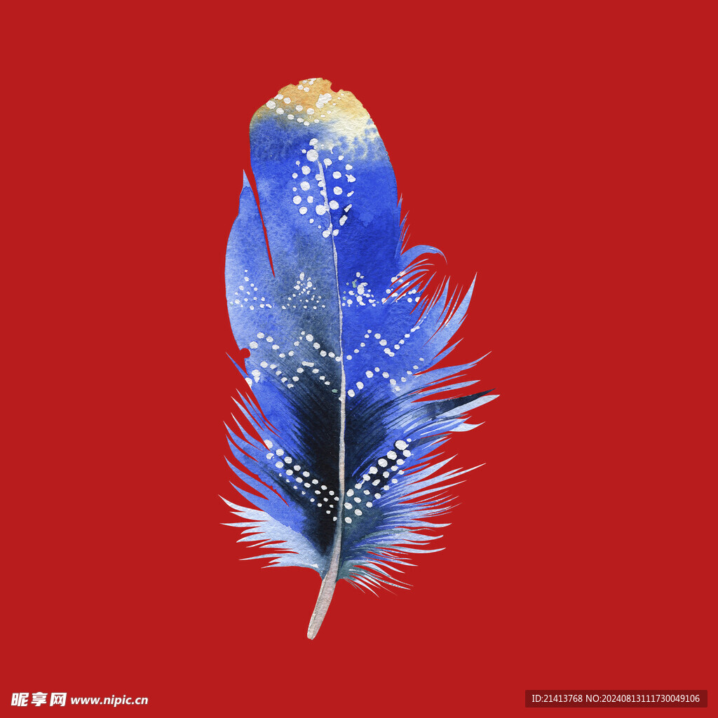 彩色羽毛素材