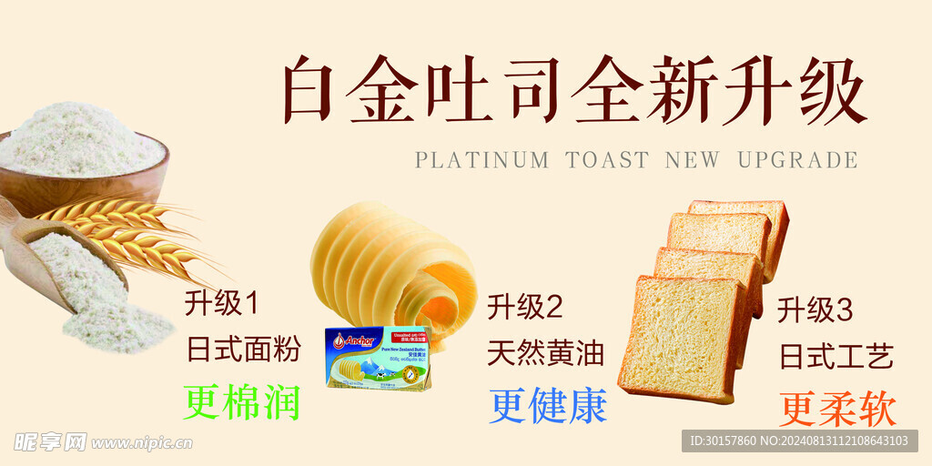吐司烘焙店海報