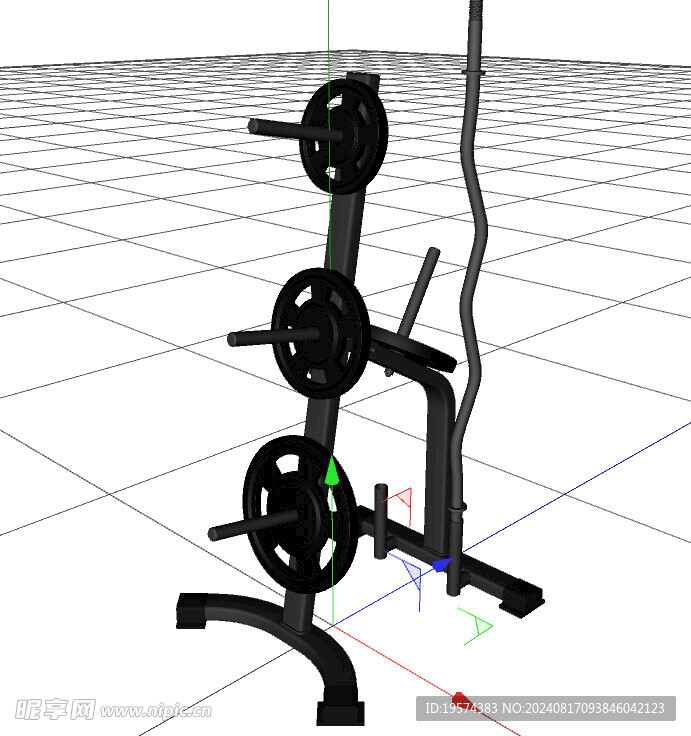 C4D模型 運動器材