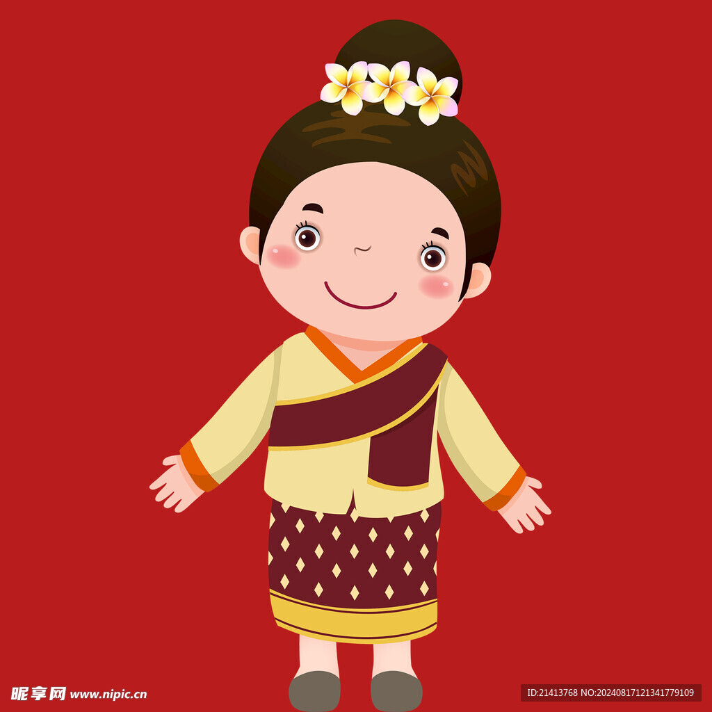 手繪兒童女孩