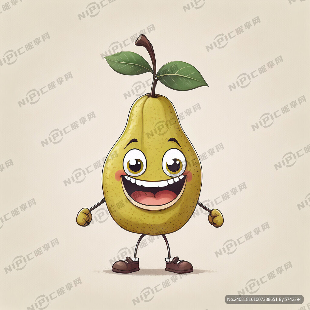 卡通  梨 可愛(ài) 厚唇