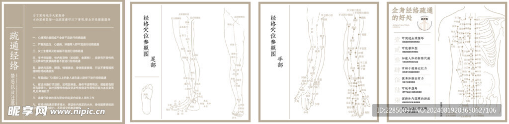 經(jīng)絡(luò)艾灸專(zhuān)業(yè)性展示海報(bào)