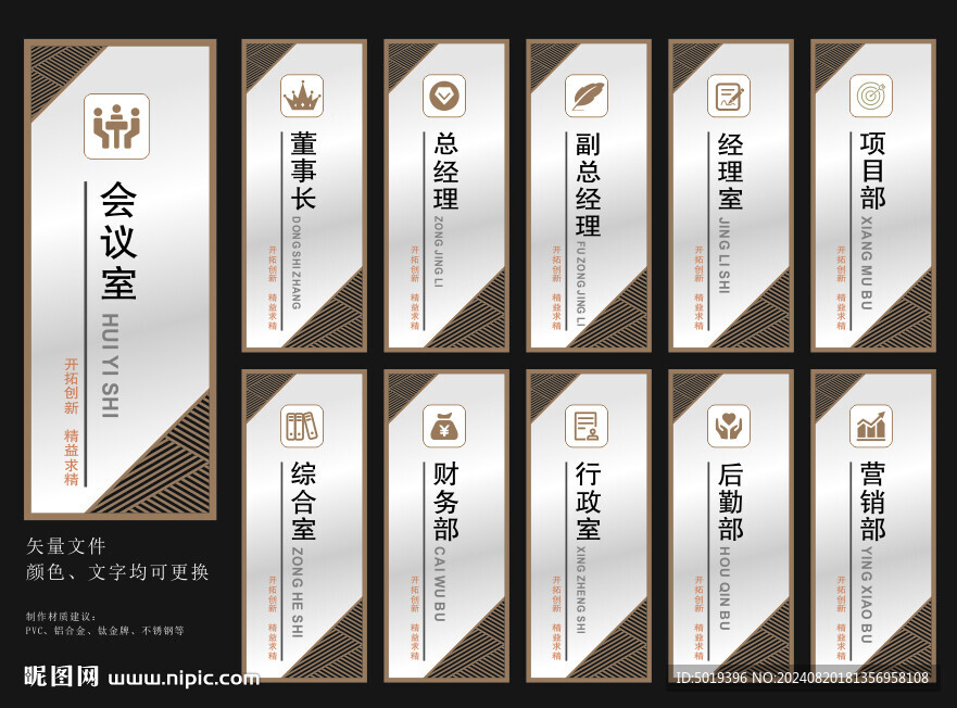 新中式門牌