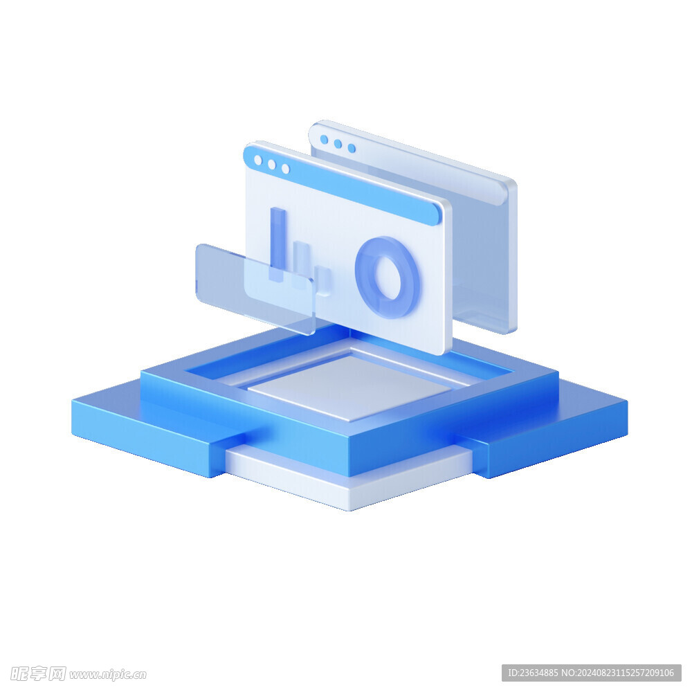 3D質感 科技圖標