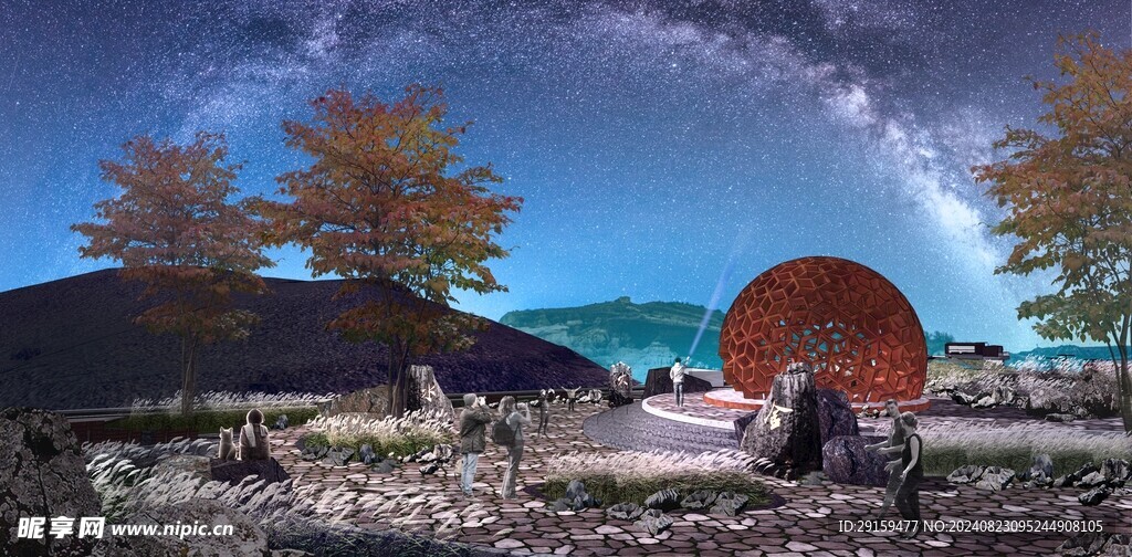 夜景觀星營地
