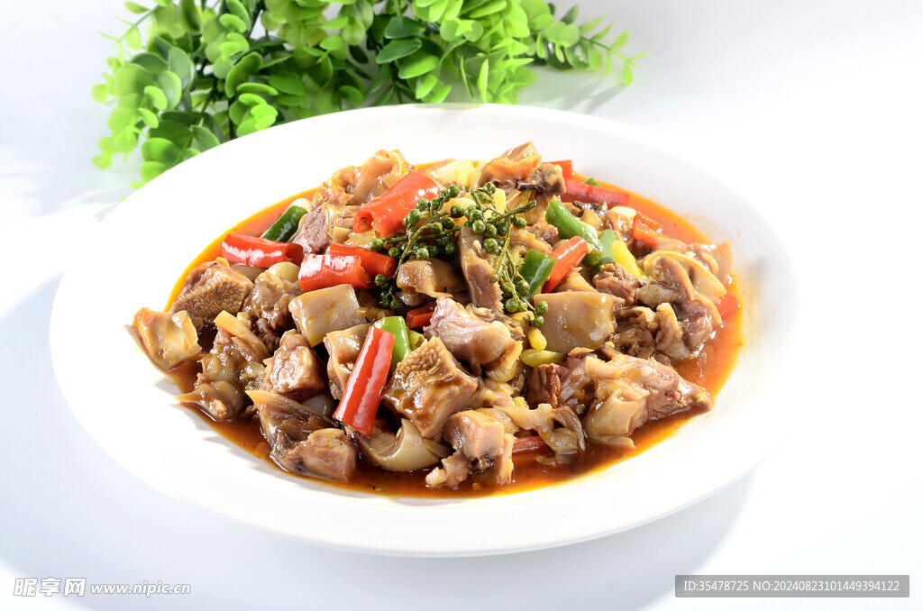 三椒燒羊頭肉