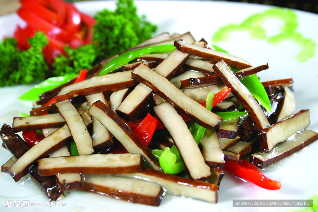 青椒炒熏干