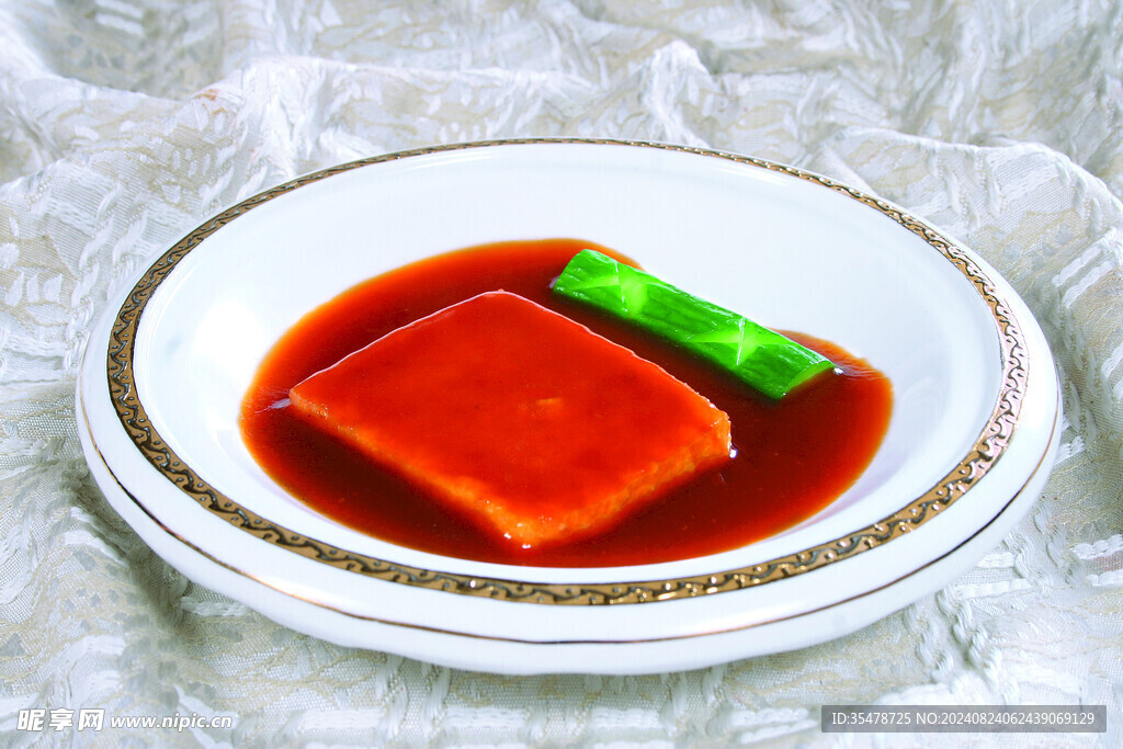 鮑汁嫩豆腐